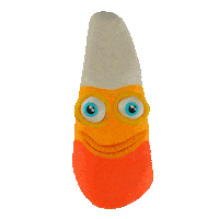 Candy Corn Whatever Sticker by kind kine