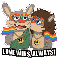 Rainbow Love Sticker
