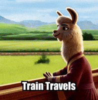 Travel Train GIF by dalaillamazen