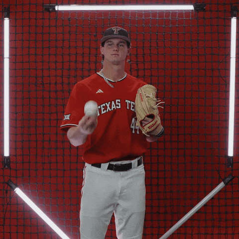 Logan Bevis GIF by Texas Tech Baseball
