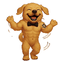 Happy Bow Tie Sticker