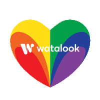 watalook rainbow pride beauty business watalook Sticker