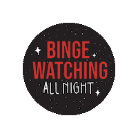 tv series binge watching Sticker by Giobi
