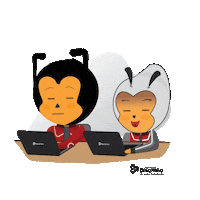 Tired Mascot Sticker by UNIVERSITAS DINAMIKA