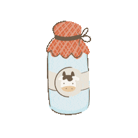 Breakfast Milk Sticker by Agricamper