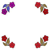 Floral Frame Sticker