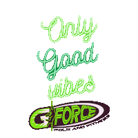 Good Vibes Sticker by GFORCEPOLEANDFITNESS