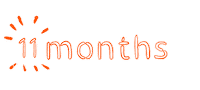 11 Months Sticker by ASF brush