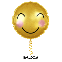balloom happy smile kawaii birthday Sticker