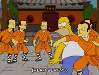 scared homer simpson GIF