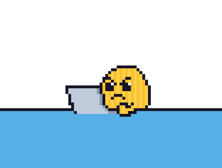 Frustrated Pixel Art Sticker by Potatozzz by 9GAG