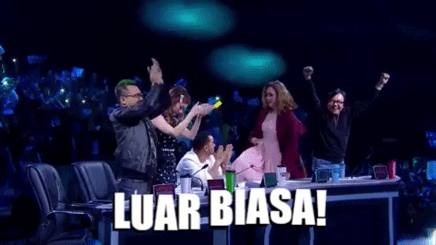 Standing Ovation Applause GIF by Indonesian Idol