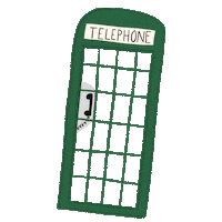 Ring Ring Phone Sticker by White Stuff