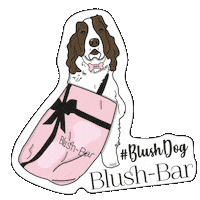 Pinkdog Sticker by Blush-Bar
