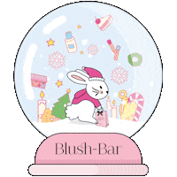 Christmas Snow Sticker by Blush-Bar