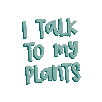 Words Plant Sticker