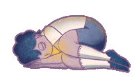 Sharpener Sleeping Sticker by Cavetown