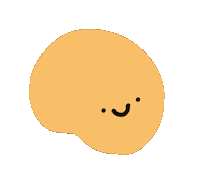 Happy Orange Sticker
