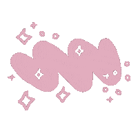 Pink Line Sparkle Sticker