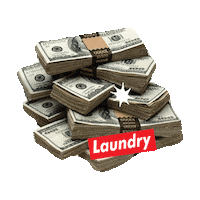 hip hop money Sticker by LAUNDRYBAR