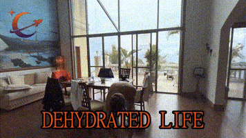 Tired Water GIF by MrMoonMission