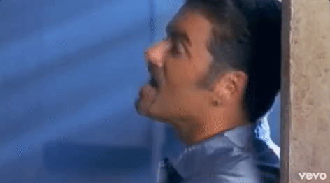 georgemichael giphyupload outside george michael giphygmoutside GIF