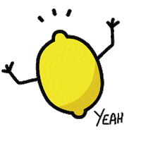 loptimisme yeah joie citron optimisme Sticker