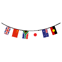 Flags Sticker by Griffith Sport