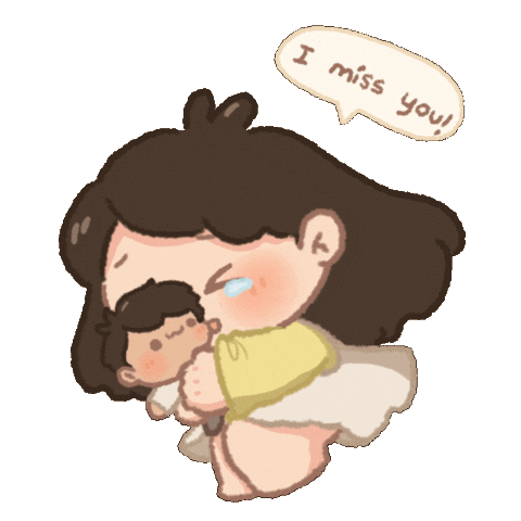 Sad I Love You Sticker by Cosytales