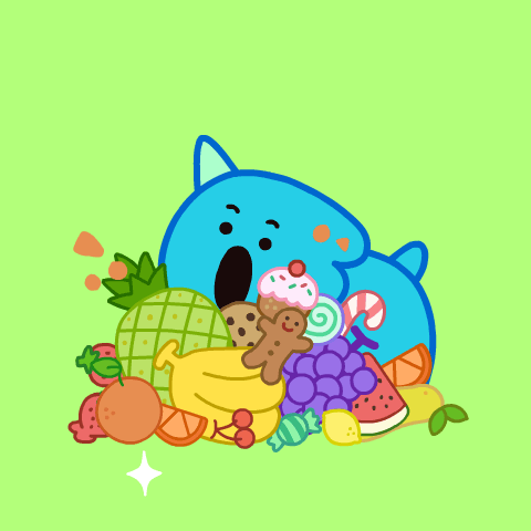 Munching Summer Time GIF by DINOSALLY