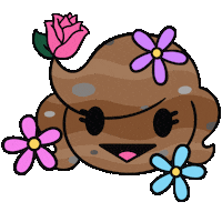 Girl Hello Sticker