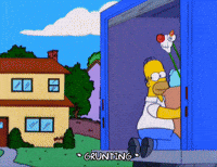 Moving Season 11 GIF by The Simpsons