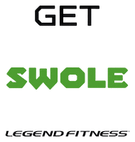 Get Swole Work Out Sticker by Legend Fitness