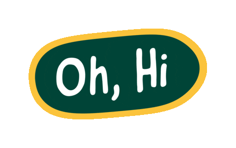 Whats Up Hello Sticker by Baylor University