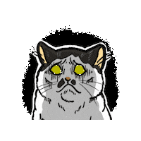 Nervous Maru Sticker