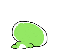 LunLiu no jump frog crush Sticker