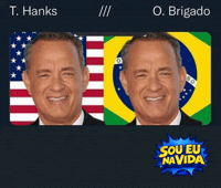 Agradecer Tom Hanks GIF by Sou Eu Na Vida