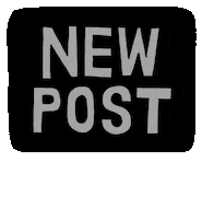 Hand New Post Sticker