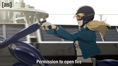 Cowboy Bebop Permission GIF by Adult Swim