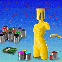 Art Create GIF by The LSD Hotel