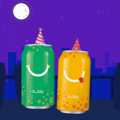New Year Nye GIF by bubly