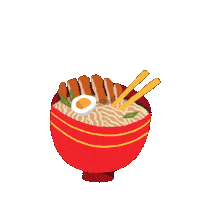 Asian Food Sticker by Ty Ling