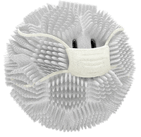 Spring Mask Sticker by Mr. Kat & Friends