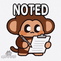 Monkey Write That Down GIF