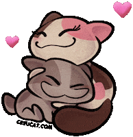 Happy I Love You Sticker by Créu Cat