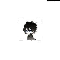 black cat STICKER
