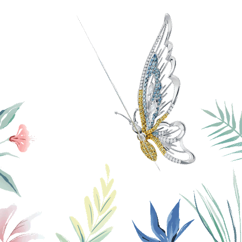 Flower Fly Sticker by mondialjeweler