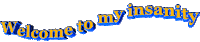 welcome insanity Sticker by AnimatedText