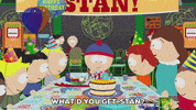 eric cartman party GIF by South Park 