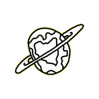 Spazio Sticker by Dan Flow Art